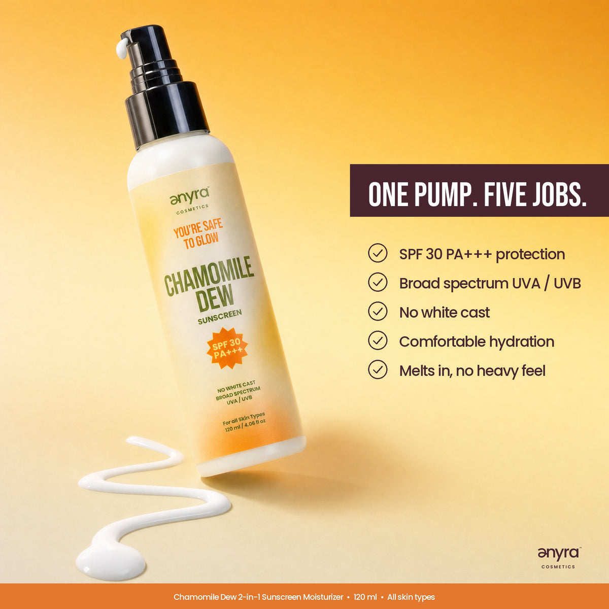 Chamomile Dew 2-in-1 Sunscreen Moisturizer, image 4