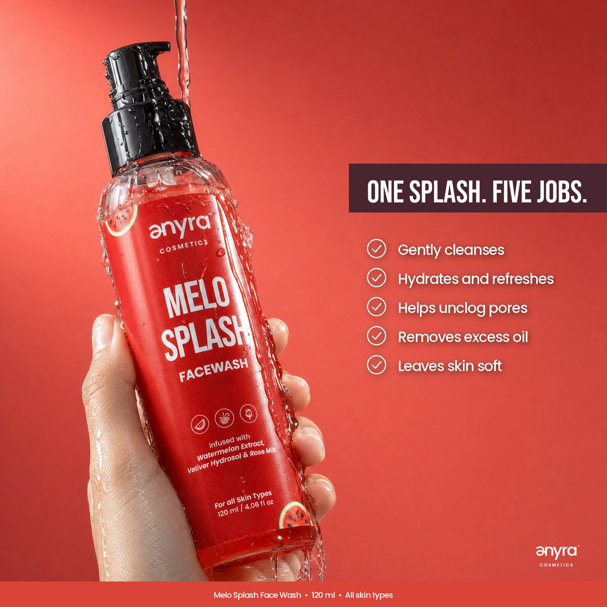 Melo Splash Face Wash, image 4
