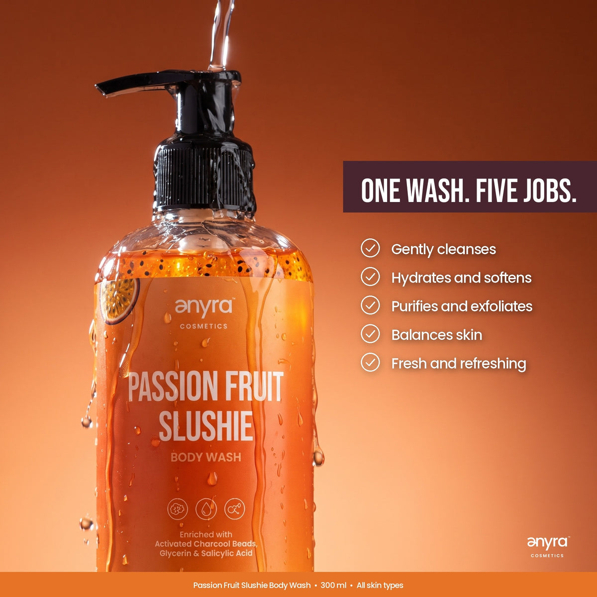 Passion Fruit Slushie Body Wash, image 4