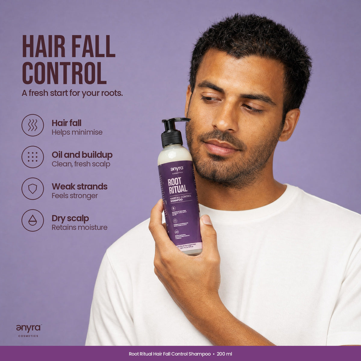 Root Ritual Hair Fall Control Shampoo, image 5