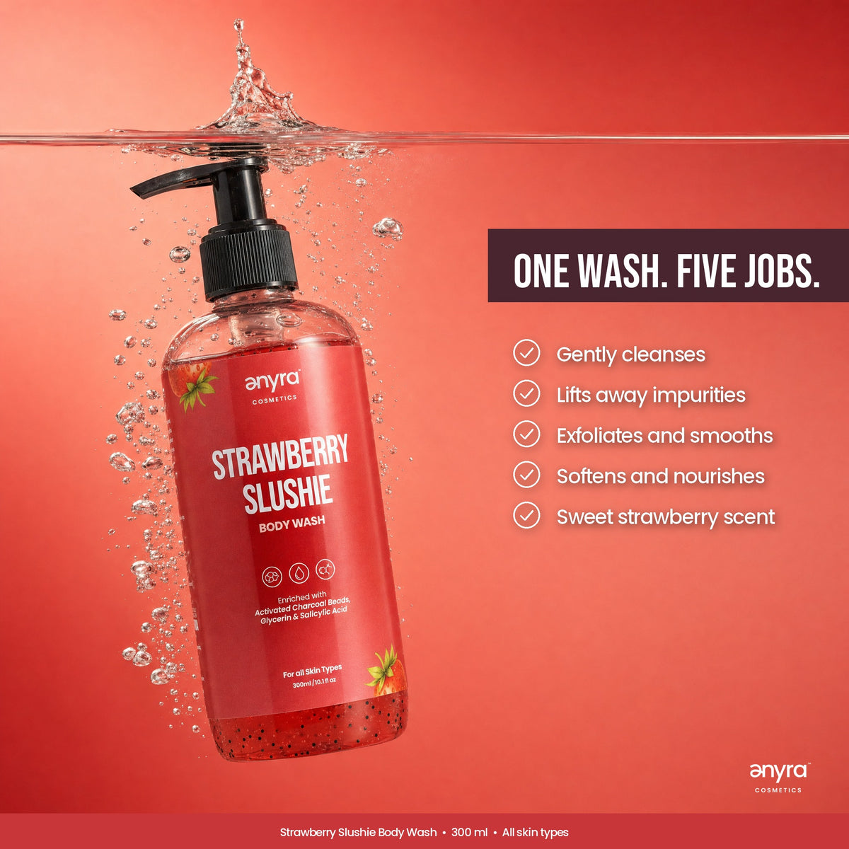 Strawberry Slushie Body Wash, image 4