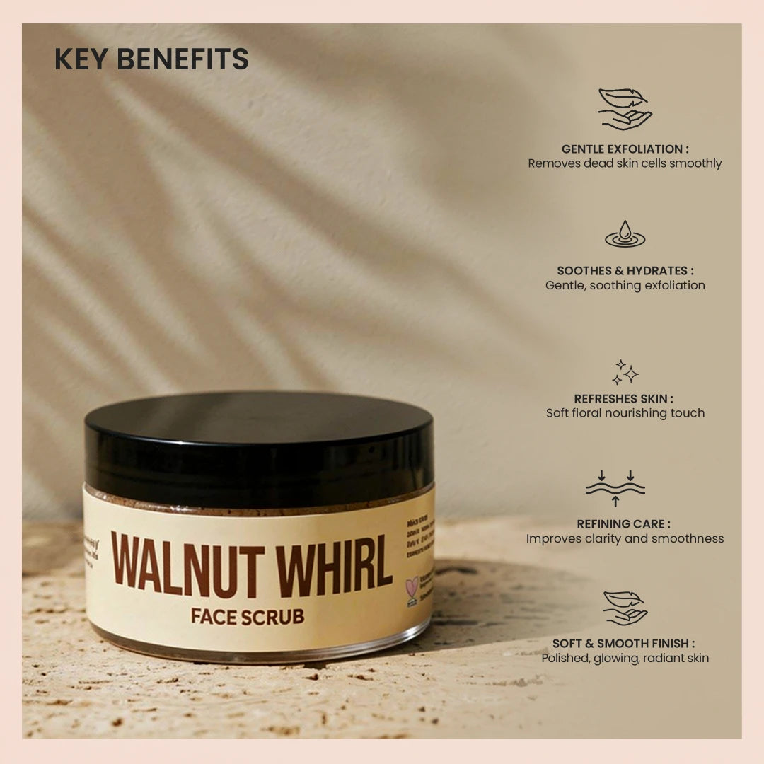 Walnut Whirl Face Scrub
